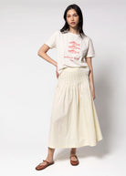 swatch_Butter drop waist midi skirt