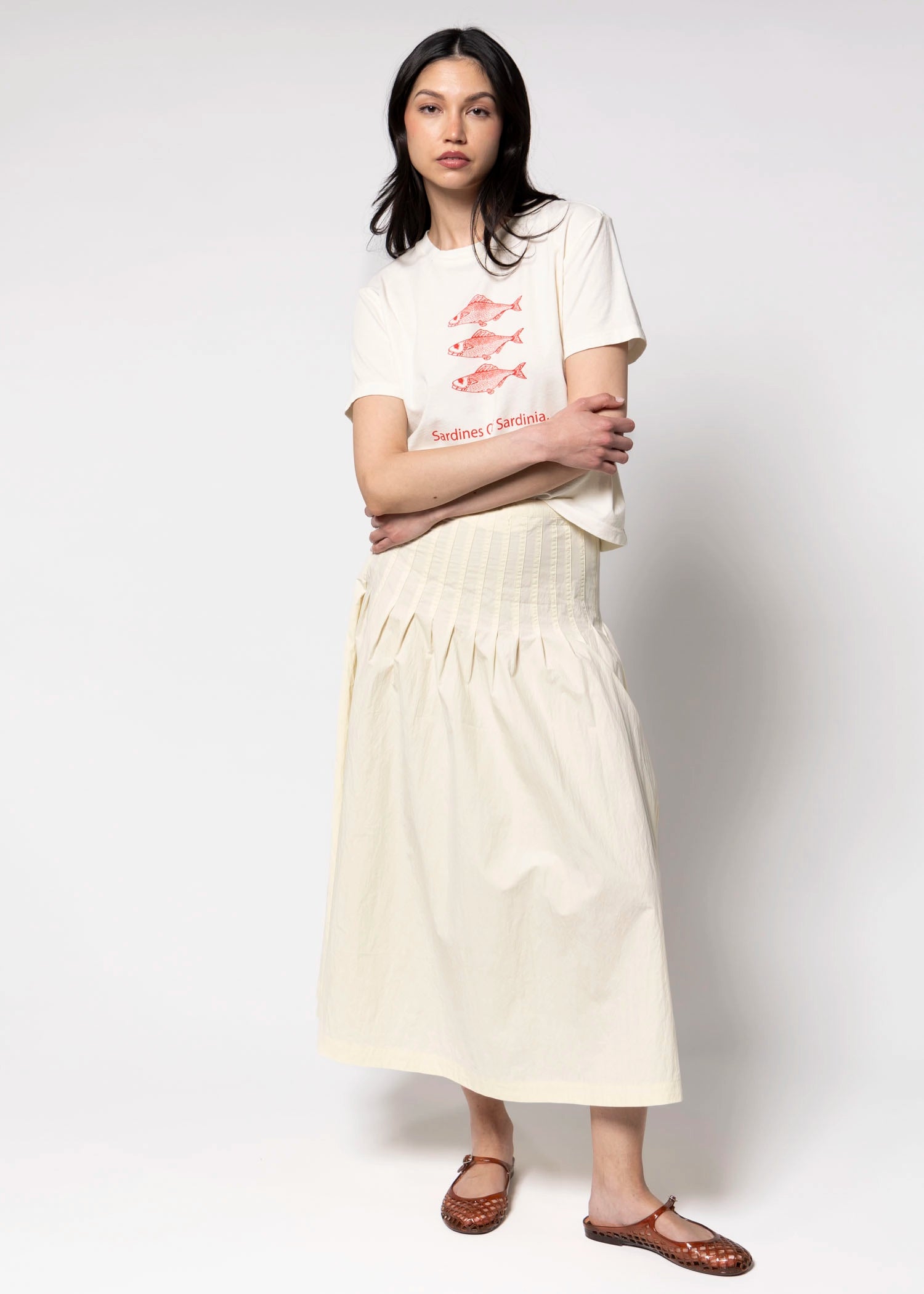 swatch_Butter drop waist midi skirt