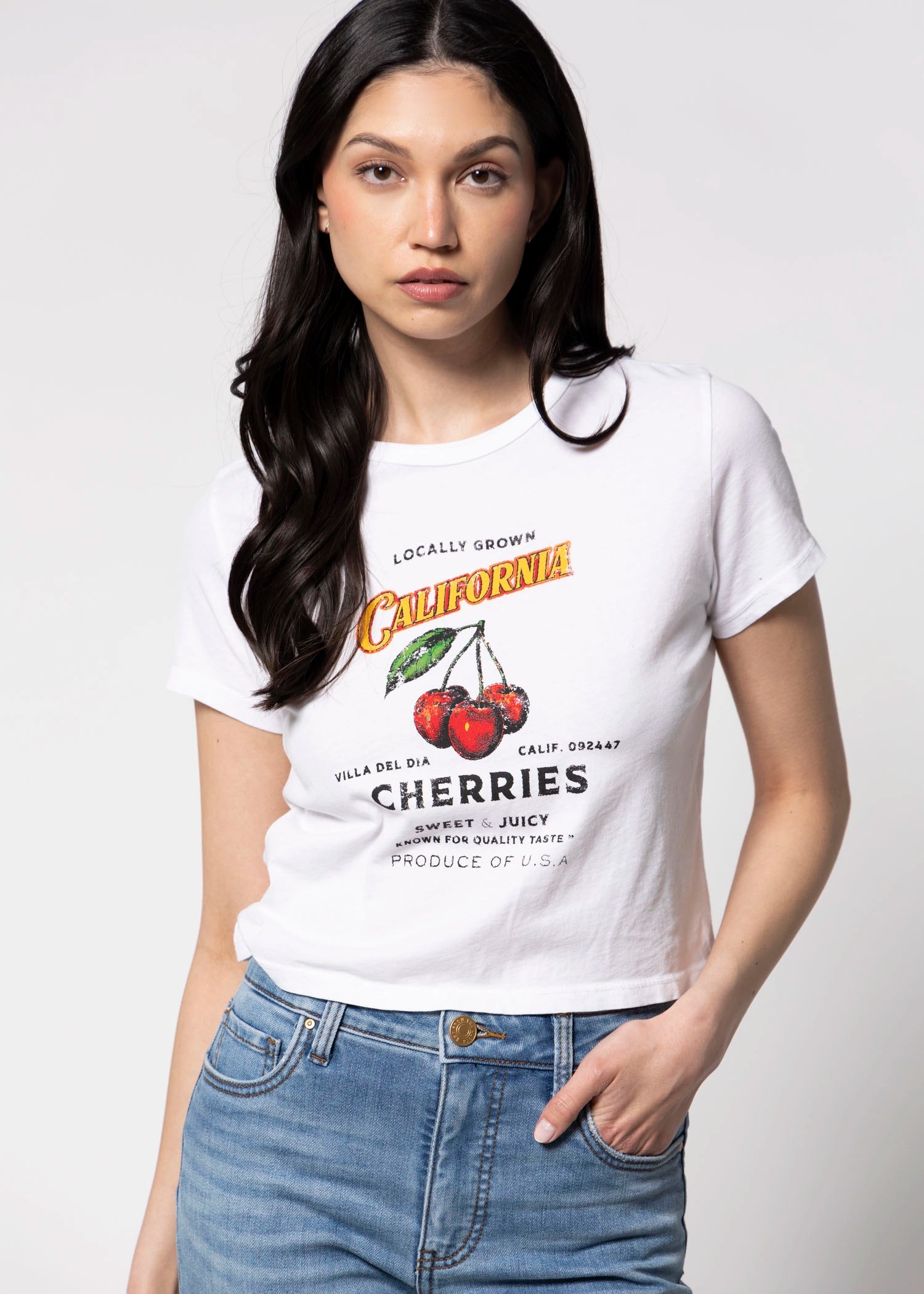 swatch_White sunny somewhere cherries tiny tee
