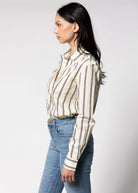 swatch_Sugar Navy perfect white tee gisele button down shirt