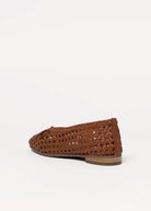 swatch_Tan Leather seychelles flagstaff woven flat