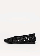 swatch_Black Leather seychelles flagstaff woven flat