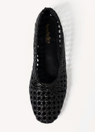 swatch_Black Leather seychelles flagstaff woven flat