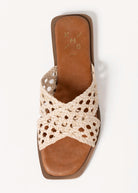 swatch_Nude Leather kmb woven leather sandal
