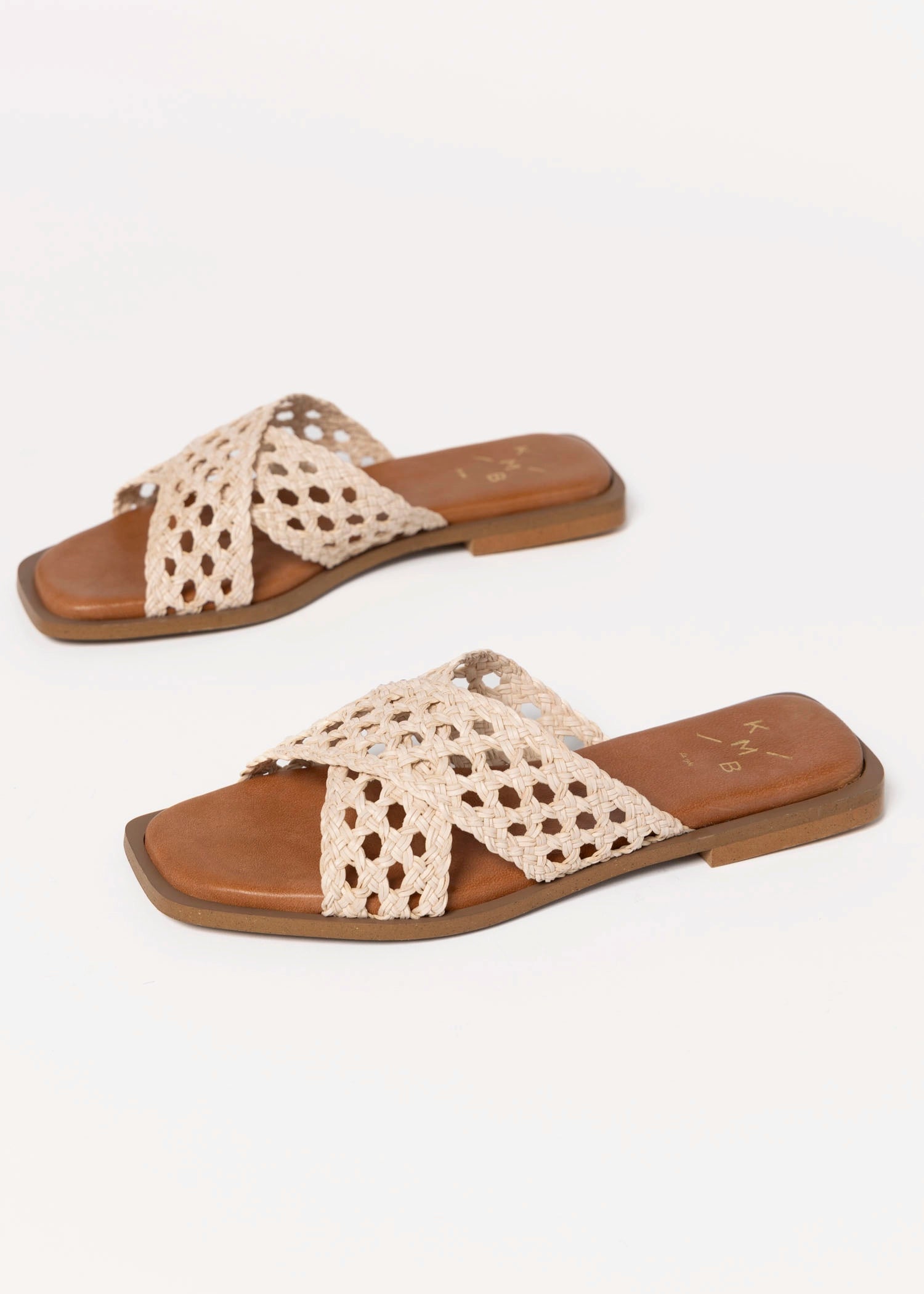 swatch_Nude Leather kmb woven leather sandal