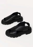 swatch_Black Leather kmb dafne sandal