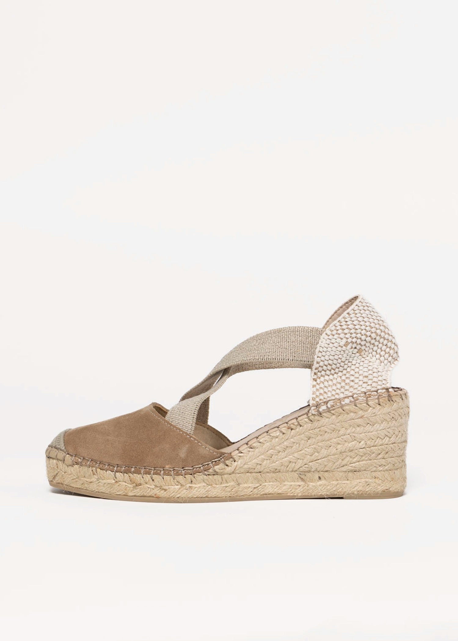 swatch_Sand Suede fabiolas closed toe espadrille wedge