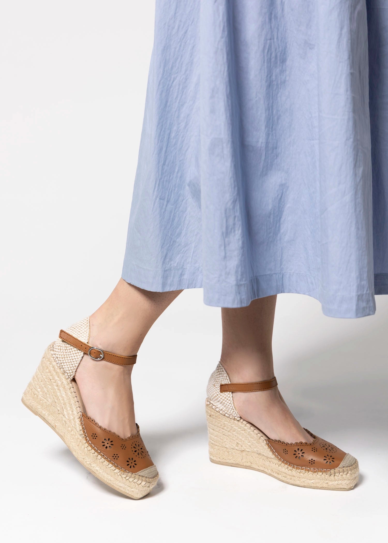 swatch_Brown Leather fabiolas leather espadrille wedge