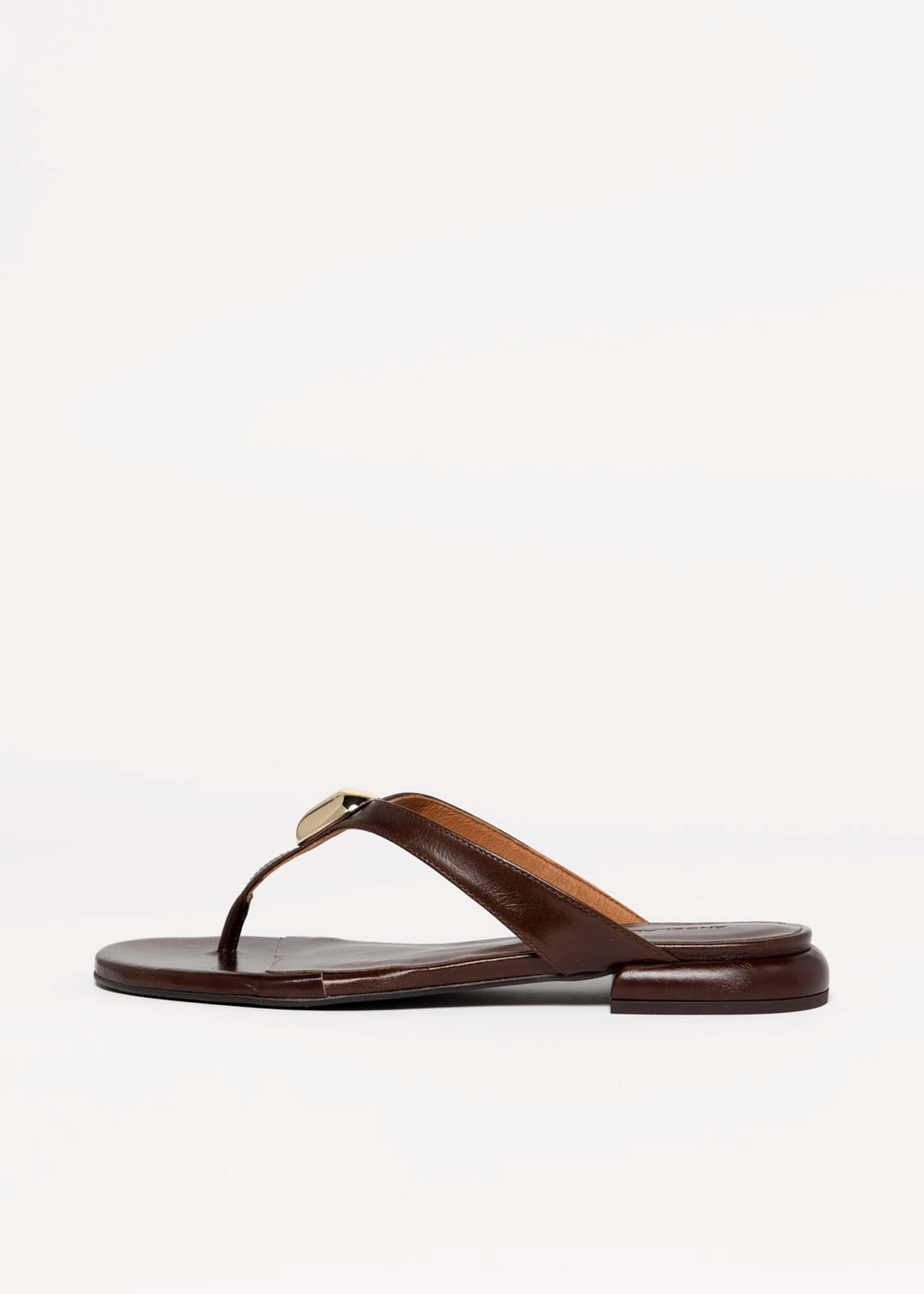 swatch_Coffee Leather angel alarcon claudia flip flop sandal