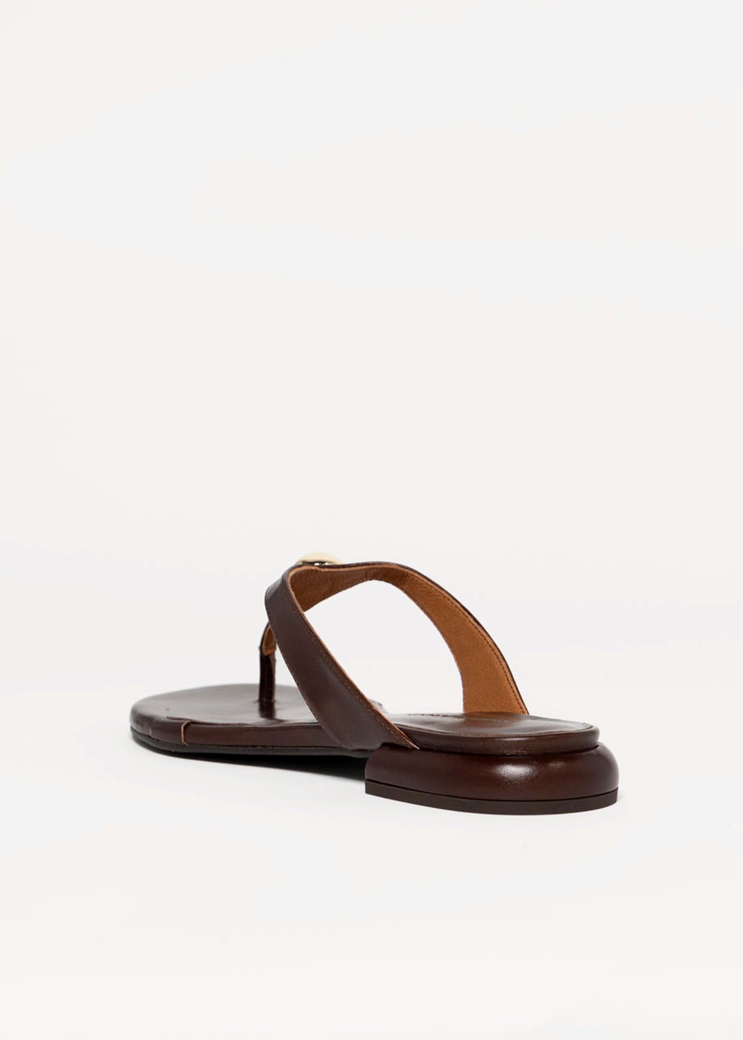 swatch_Coffee Leather angel alarcon claudia flip flop sandal