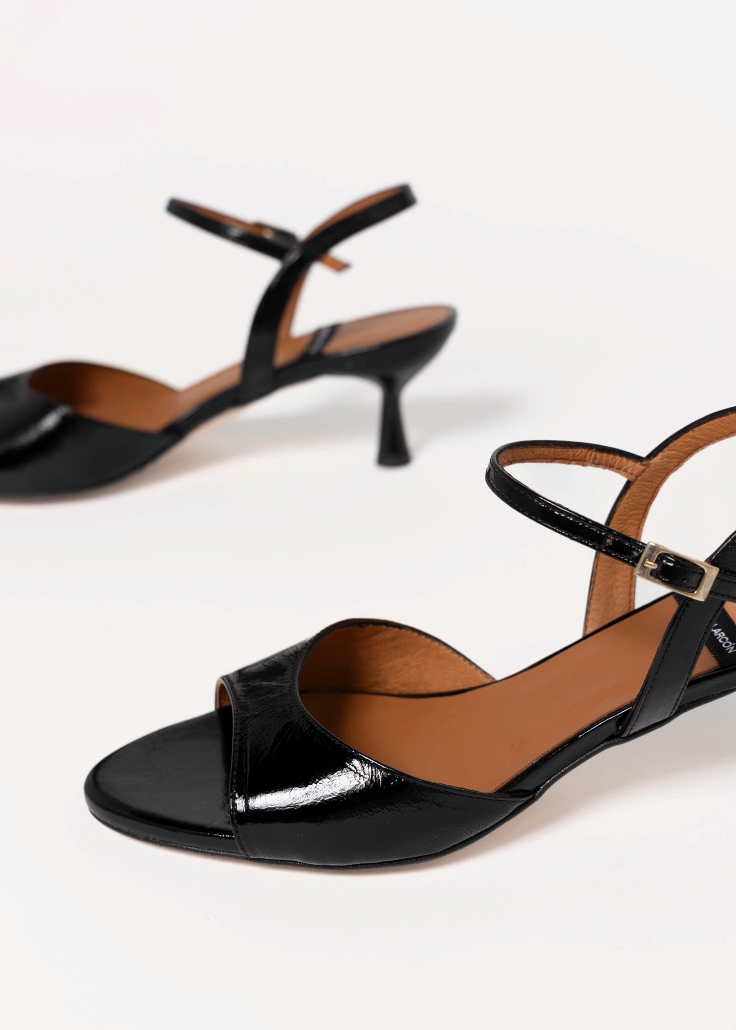 swatch_Black Patent angel alarcon elvira dress sandal