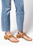 swatch_Tobacco Suede angel alarcon adina thong sandal