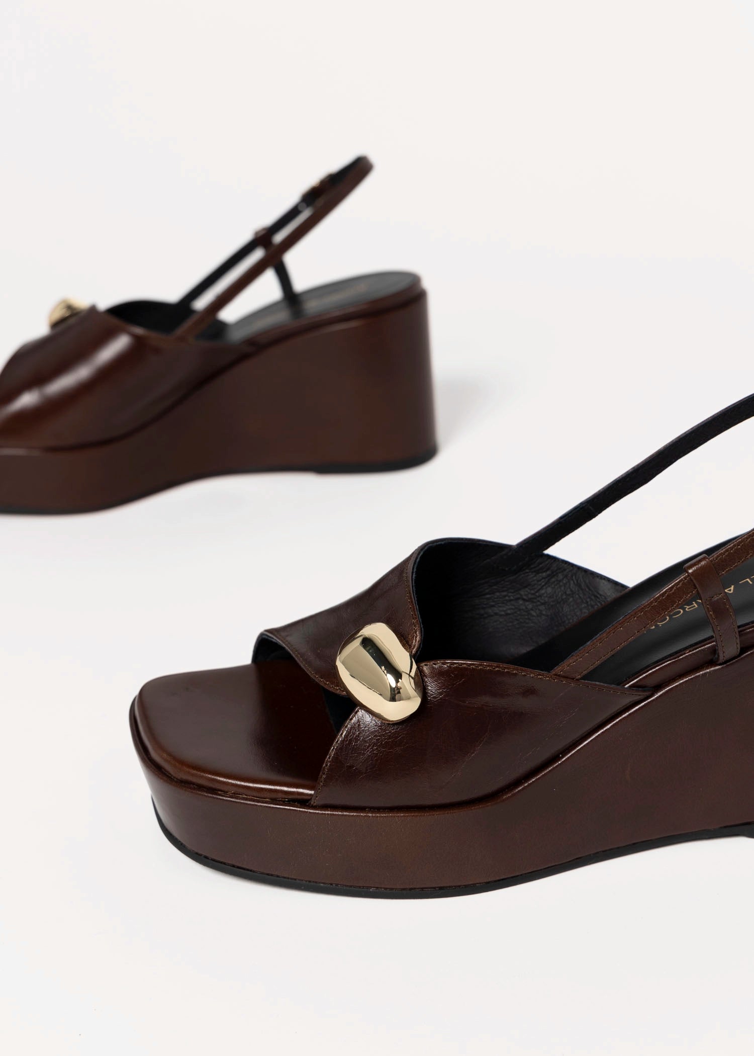 swatch_Coffee Leather angel alarcon fiorella platform wedge