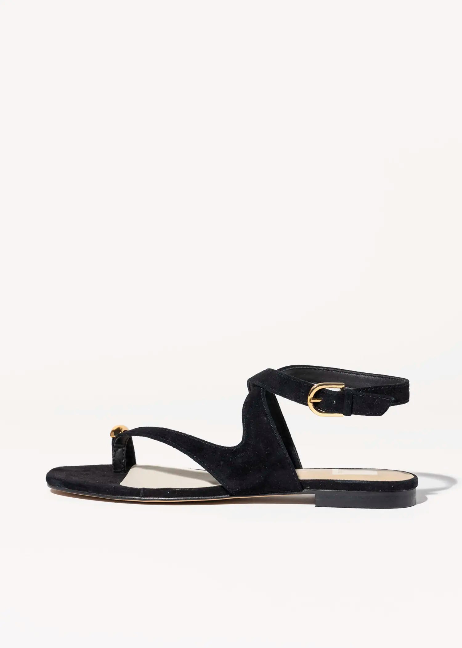 swatch_black earla sandal flat sandals