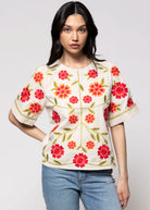 swatch_Beige thml floral embroidery blouse