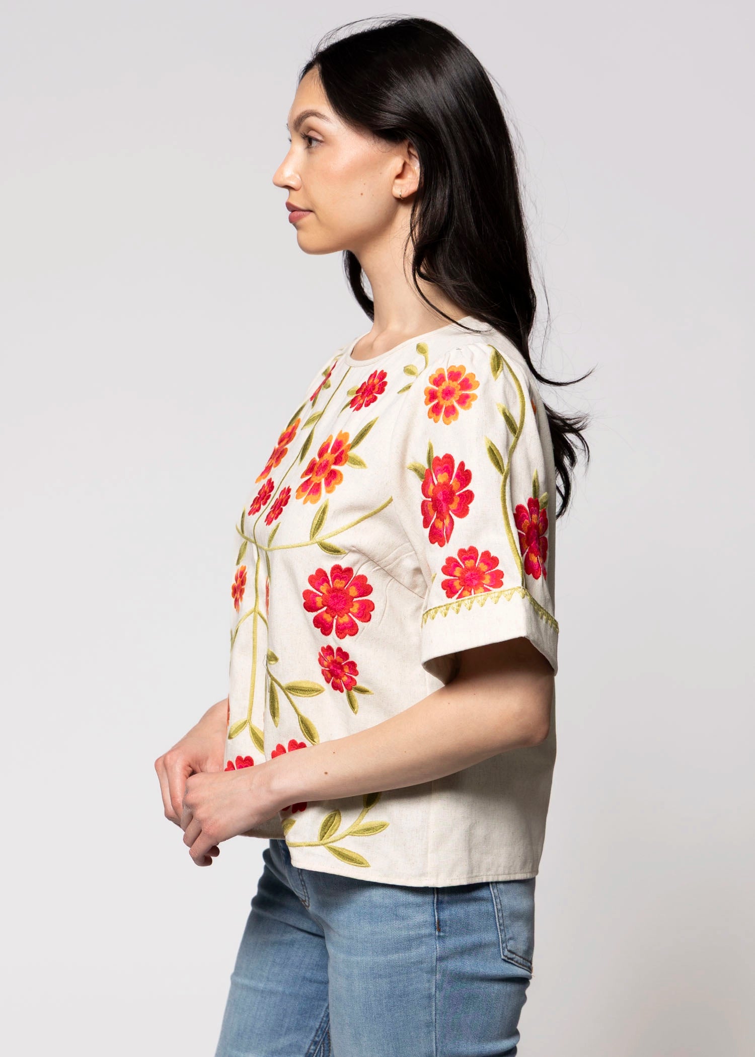 swatch_Beige thml floral embroidery blouse
