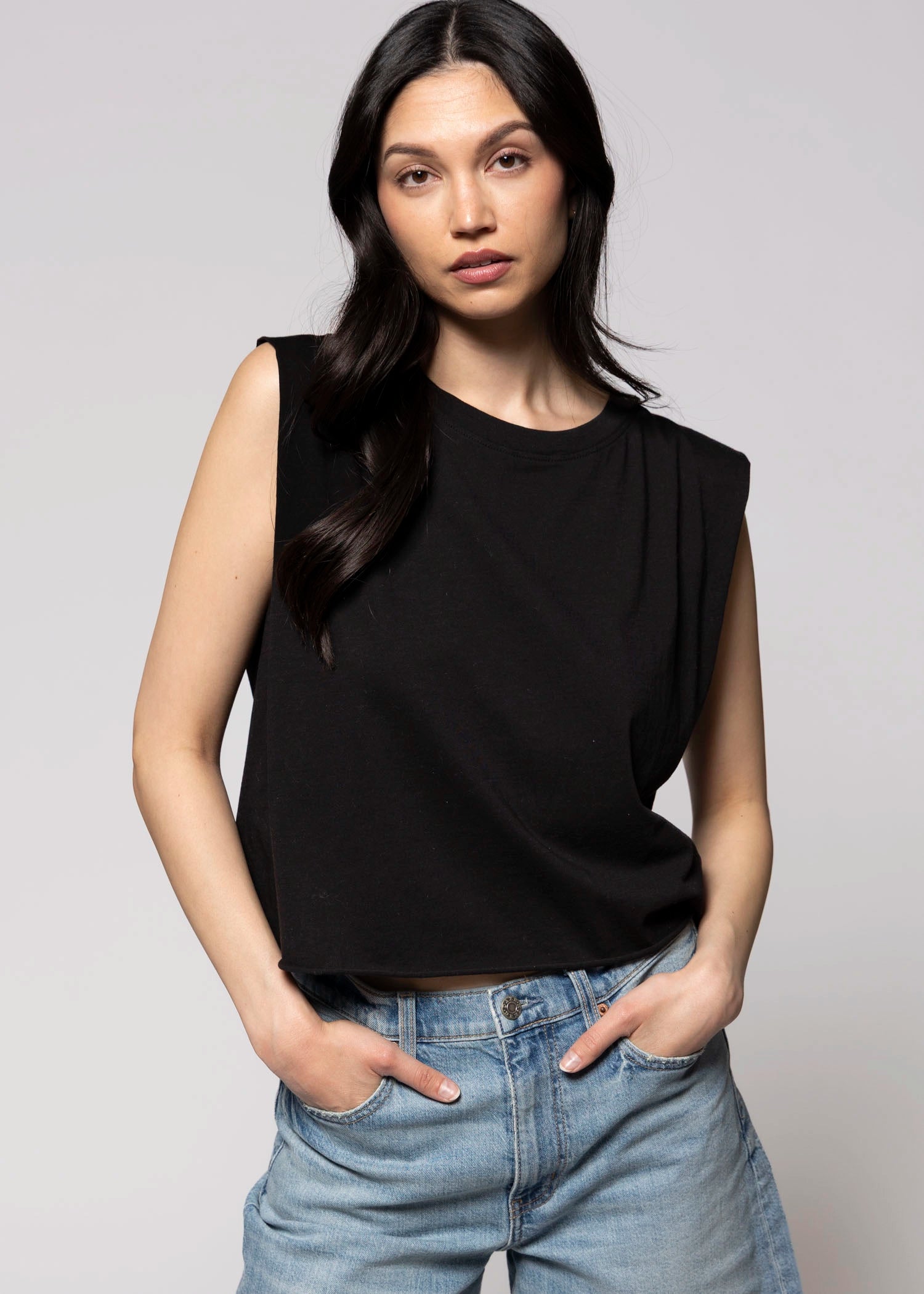 swatch_Black project social t belzo muscle tank
