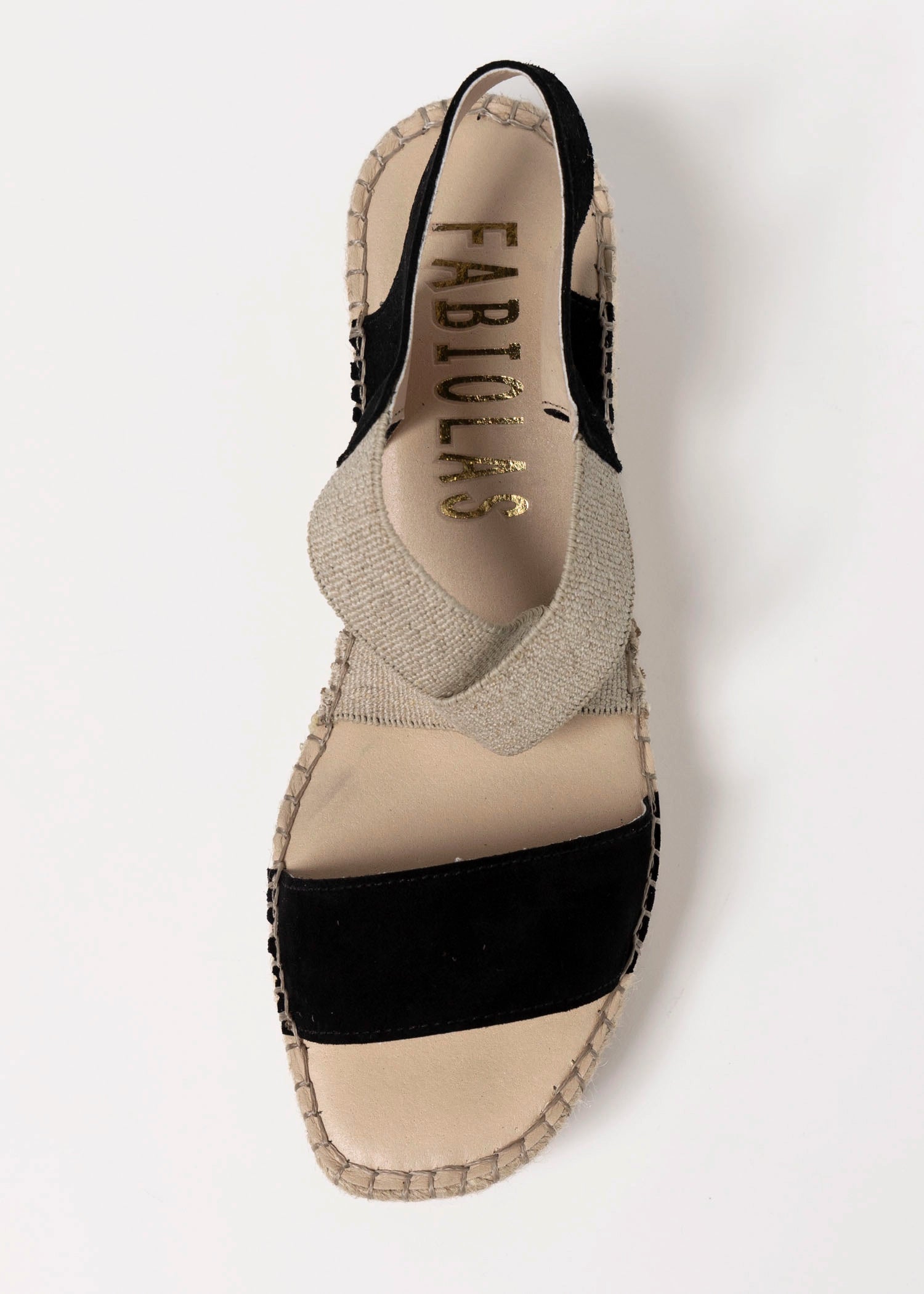 swatch_Black Suede fabiolas espadrille wedge sandal