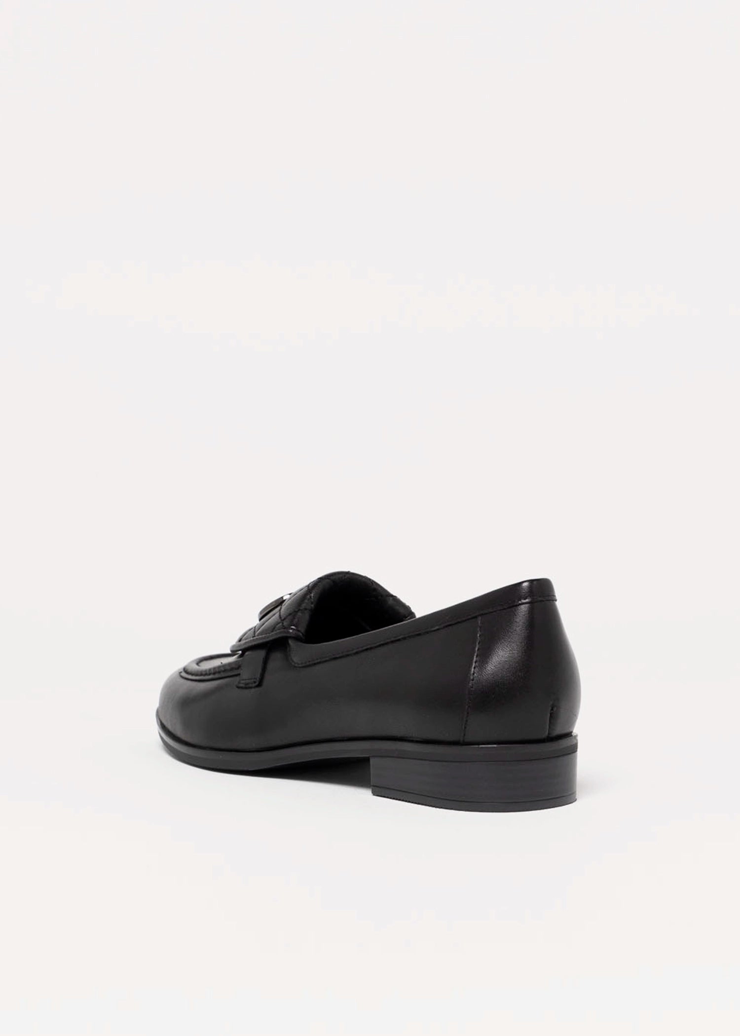 swatch_Black Leather vaneli kodiak loafer