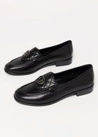 swatch_Black Leather vaneli kodiak loafer