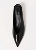 swatch_Black Patent pointed toe mule