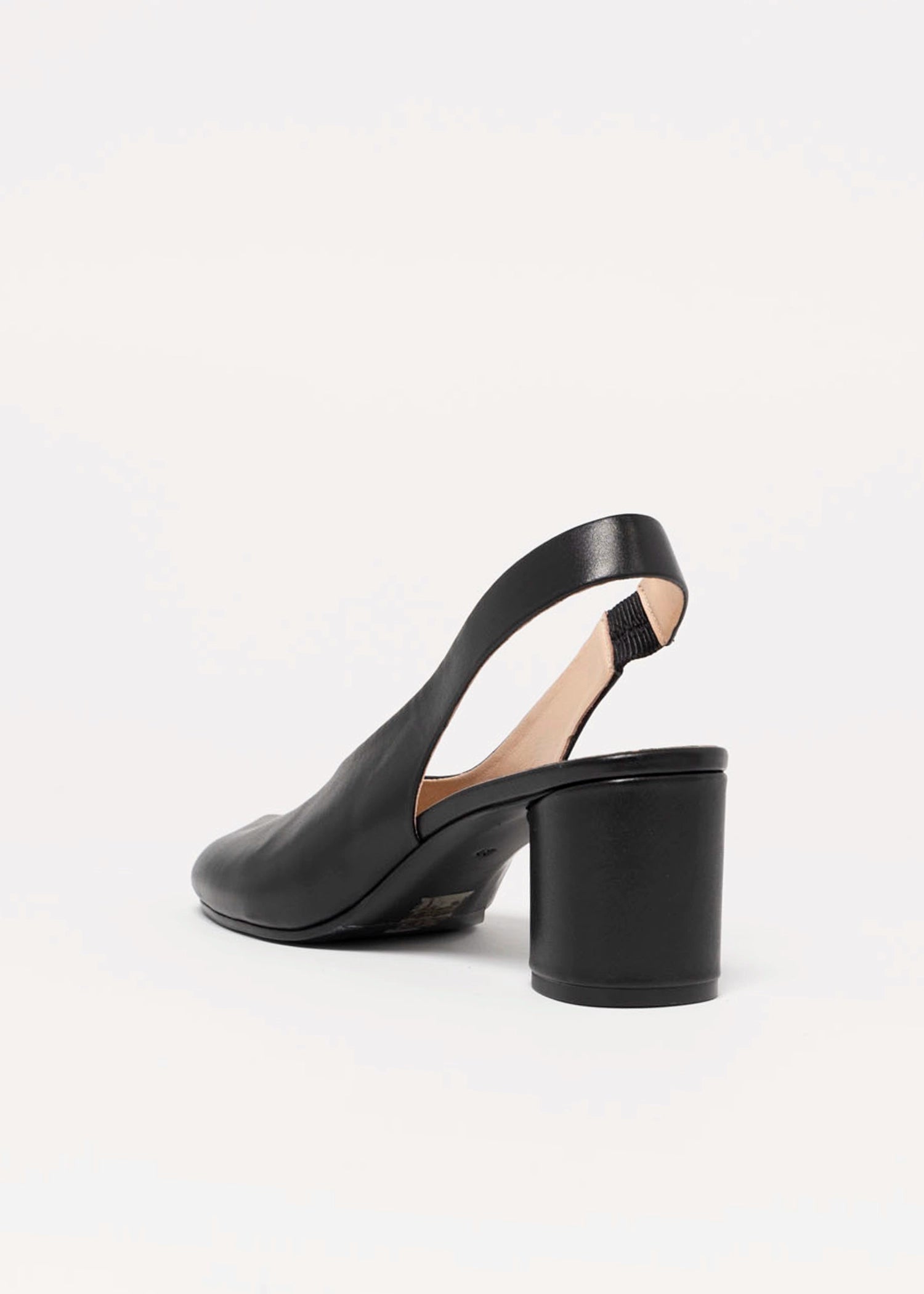 swatch_Black Leather tabi slingback pump