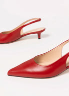 swatch_Red Leather kitten heel pump