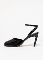 swatch_Black Patent Heeled Peep toe sandal