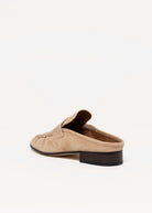 swatch_Wheat Suede tony bianco glacier ruched mule loafer