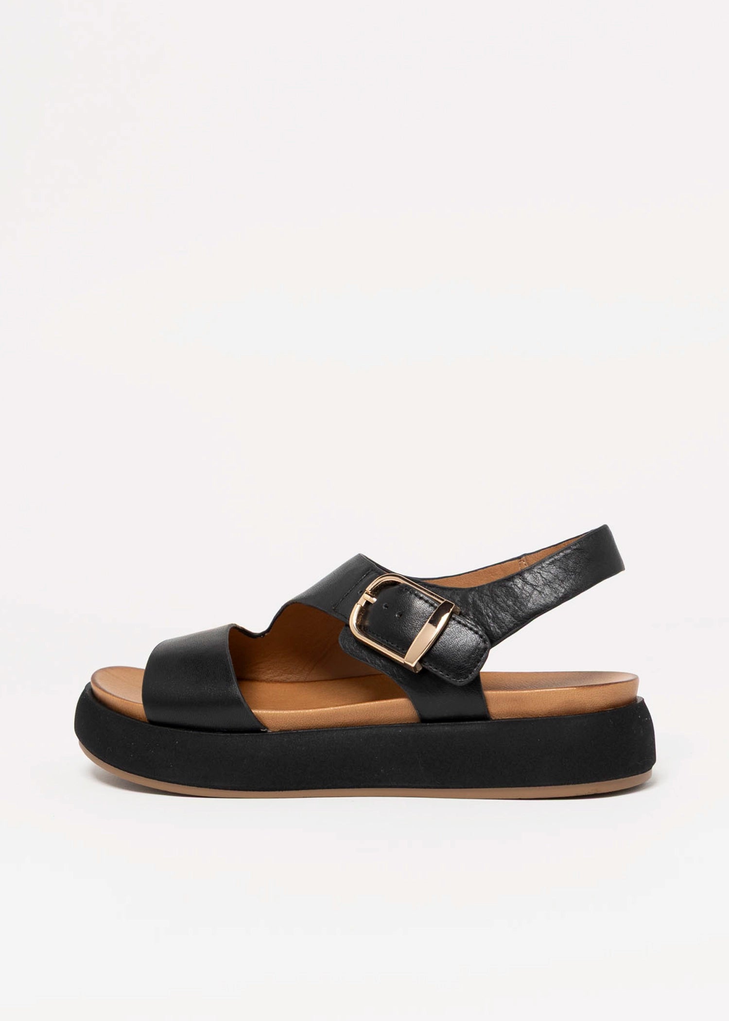 swatch_Black inuovo platform leather sandal