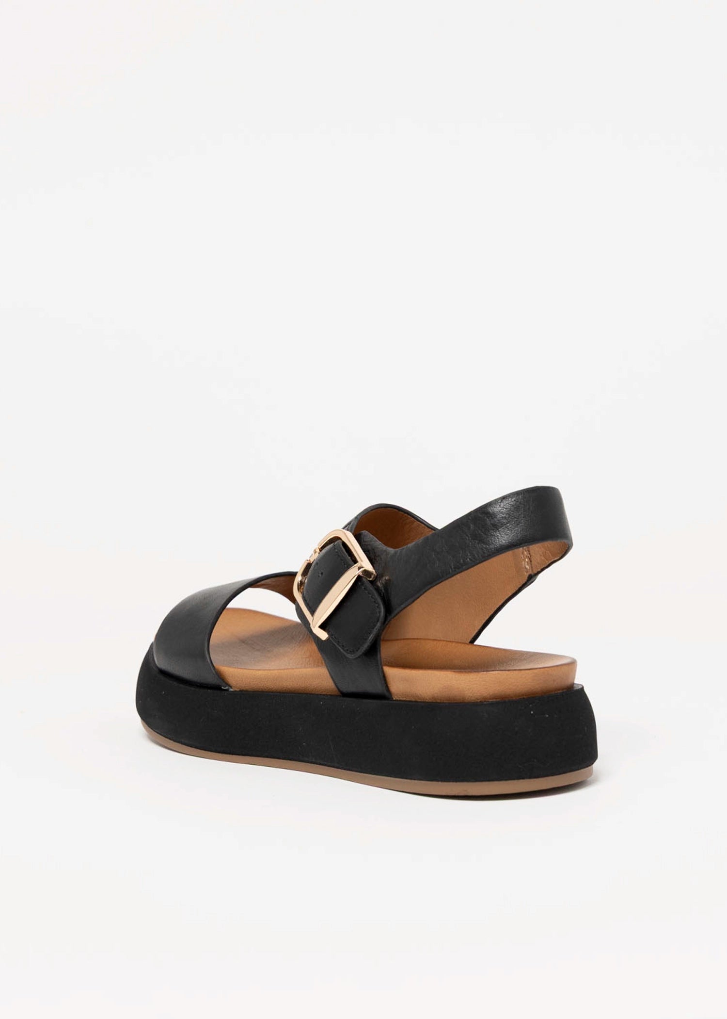 swatch_Black inuovo platform leather sandal