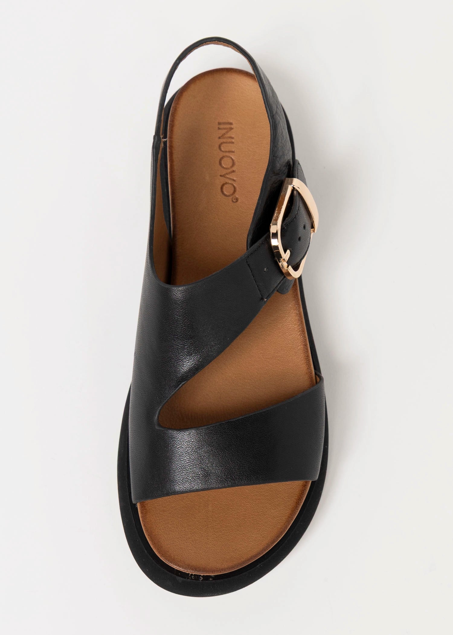 swatch_Black inuovo platform leather sandal
