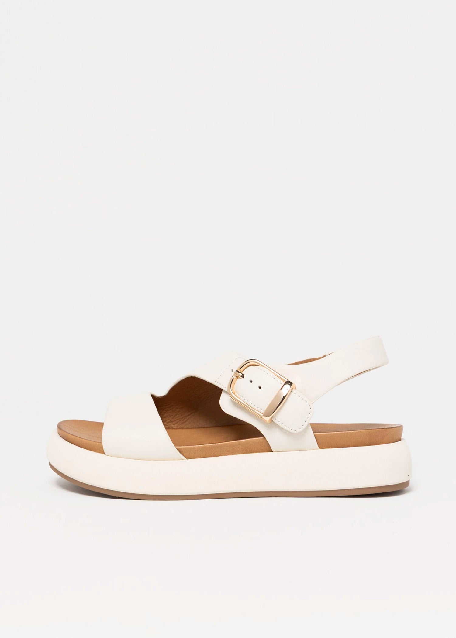 swatch_Crema inuovo platform leather sandal