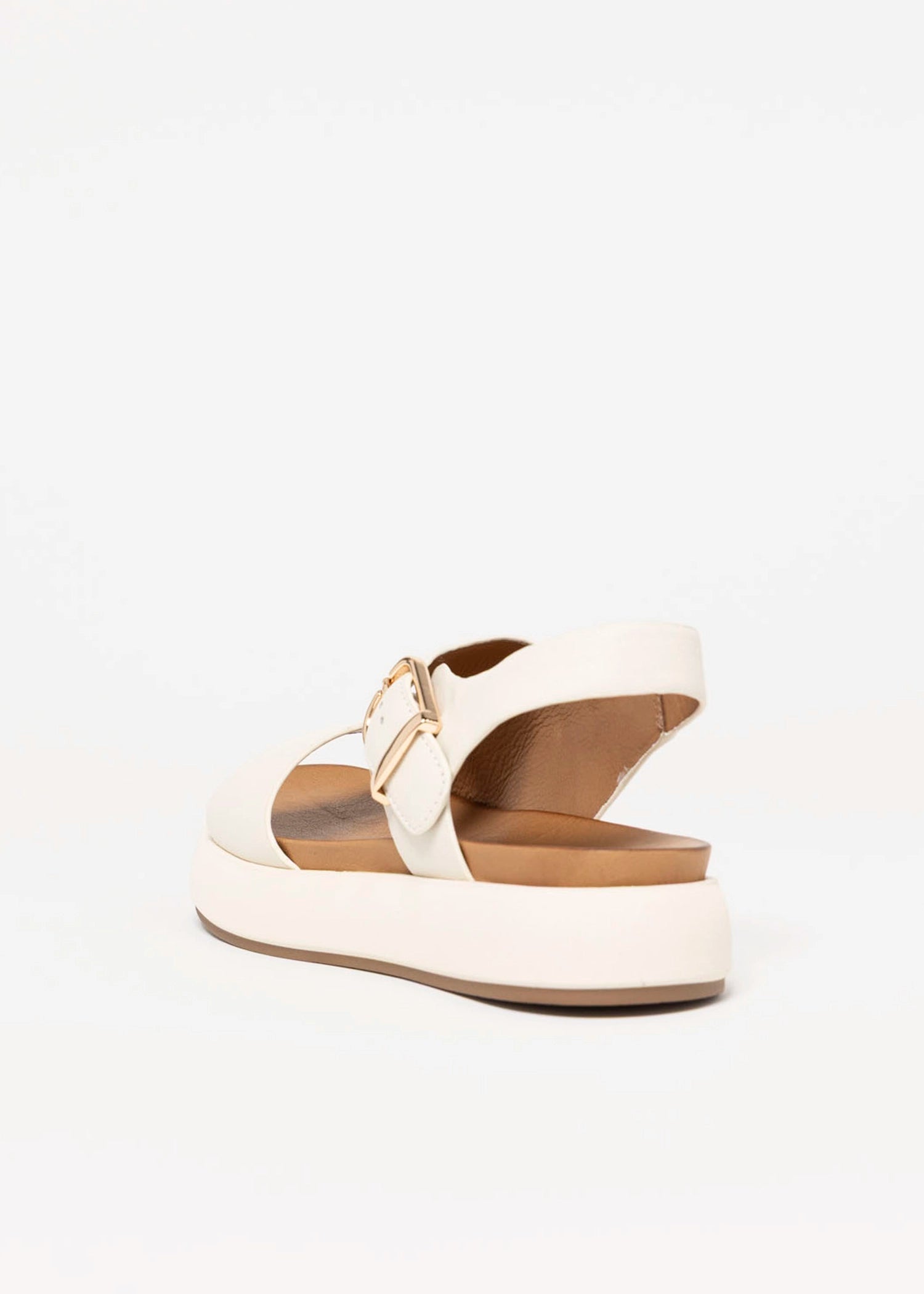 swatch_Crema inuovo platform leather sandal