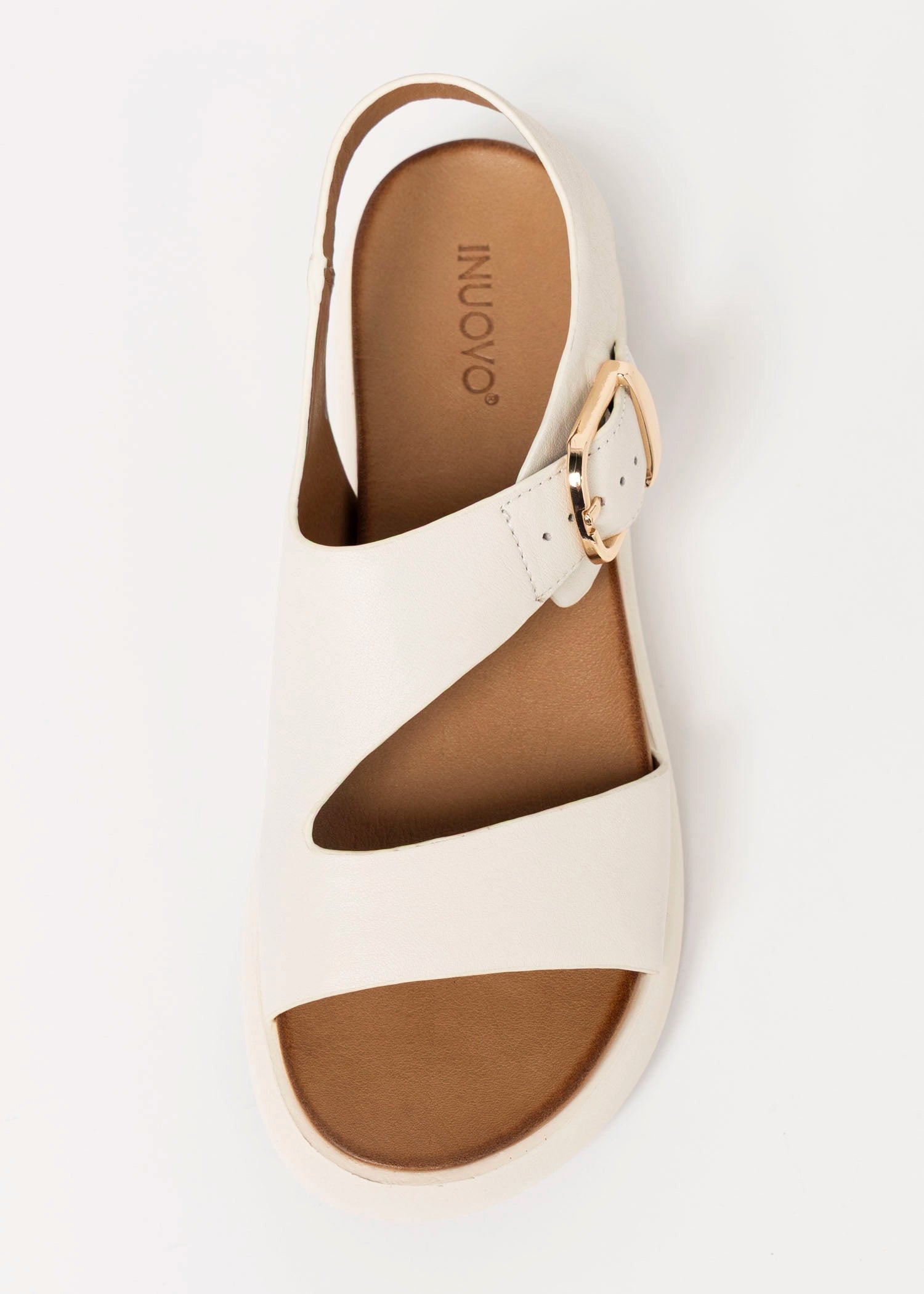 swatch_Crema inuovo platform leather sandal