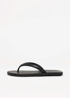 swatch_Black Leather inuovo flat thong sandal
