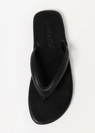 swatch_Black Leather inuovo flat thong sandal