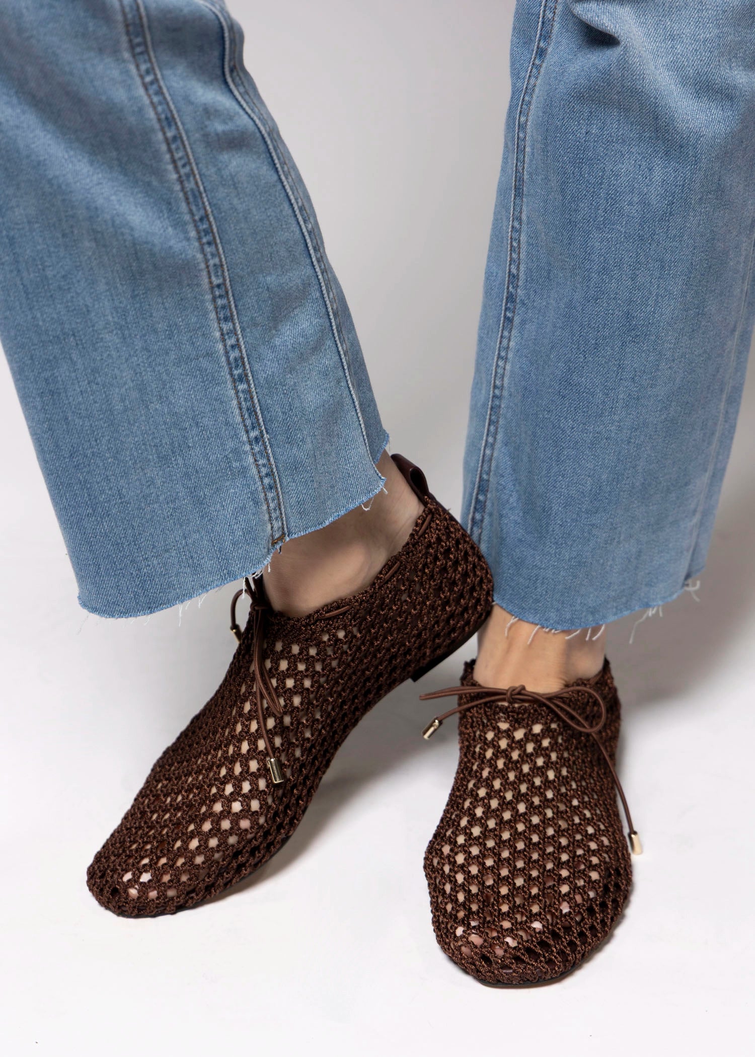 swatch_Coffee inuovo woven mesh flat