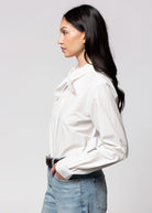 swatch_Off White tie neck button down shirt