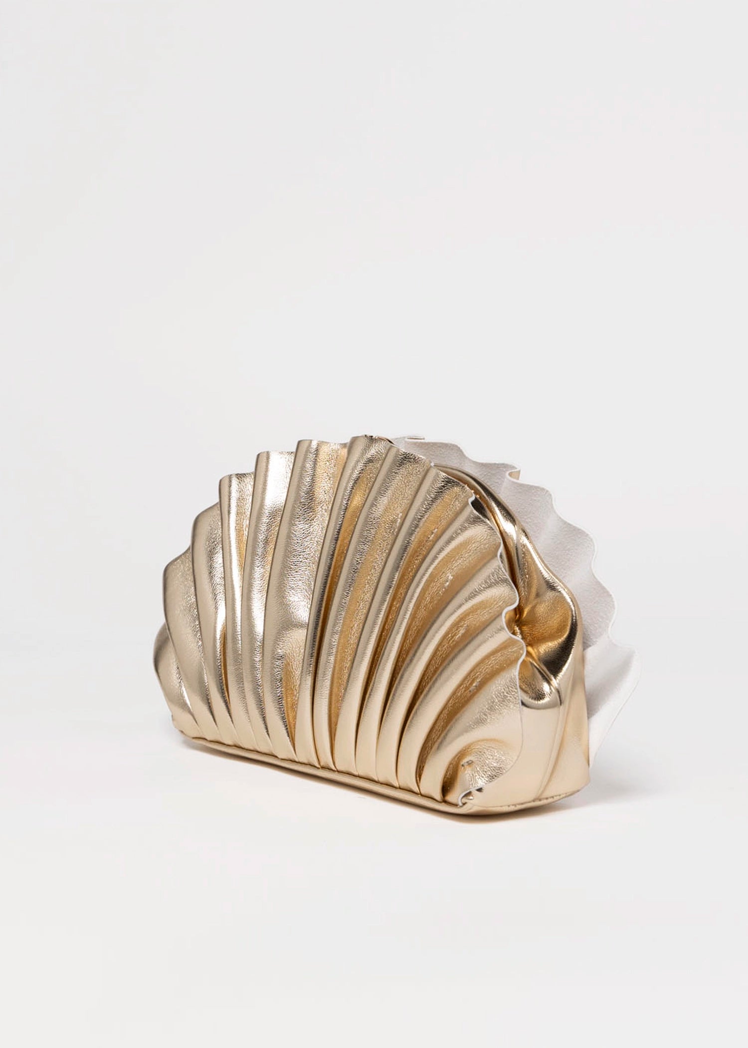 swatch_Gold olga berg hollie pleated clutch