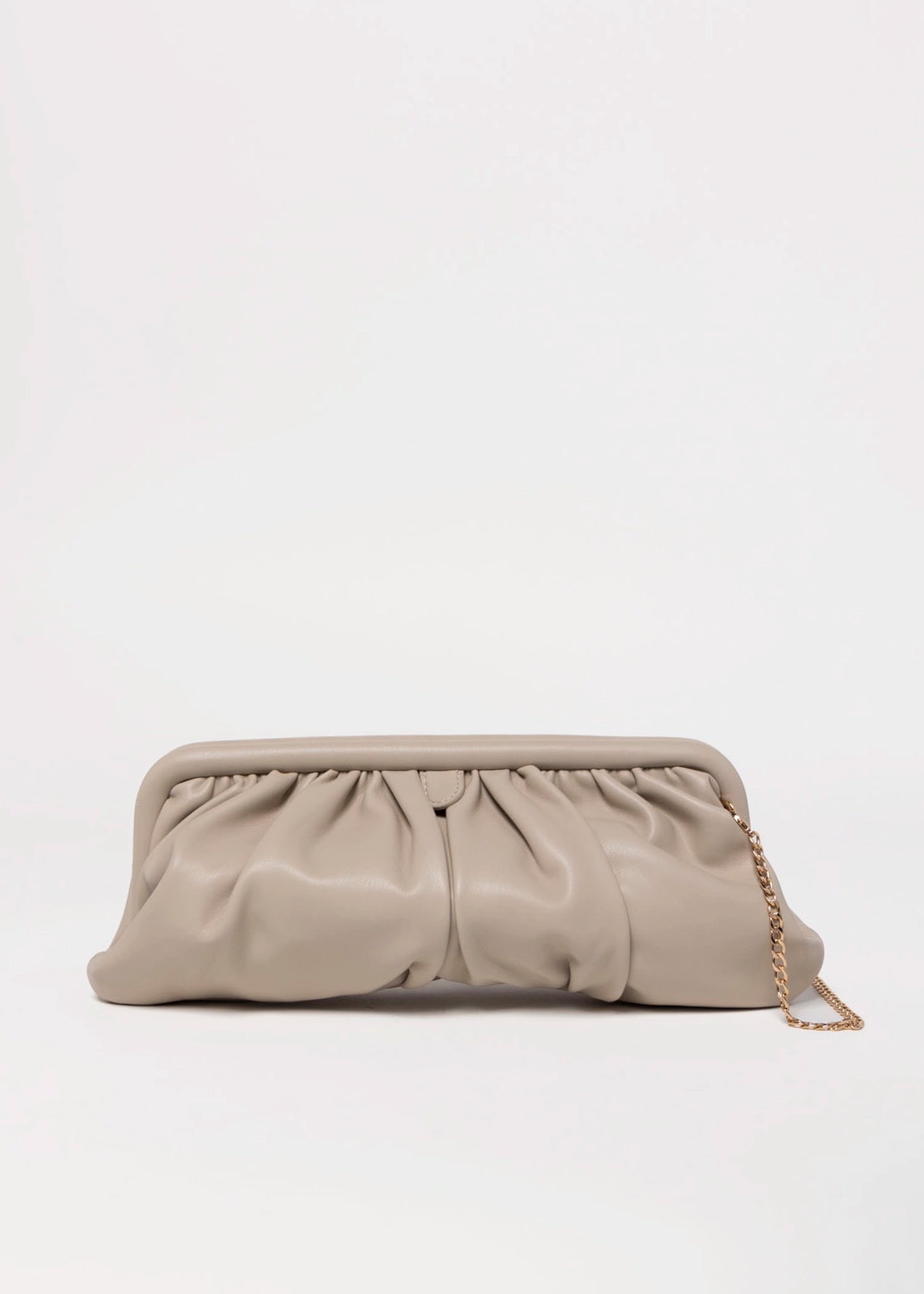 swatch_Mink olga berg catherine gathered clutch