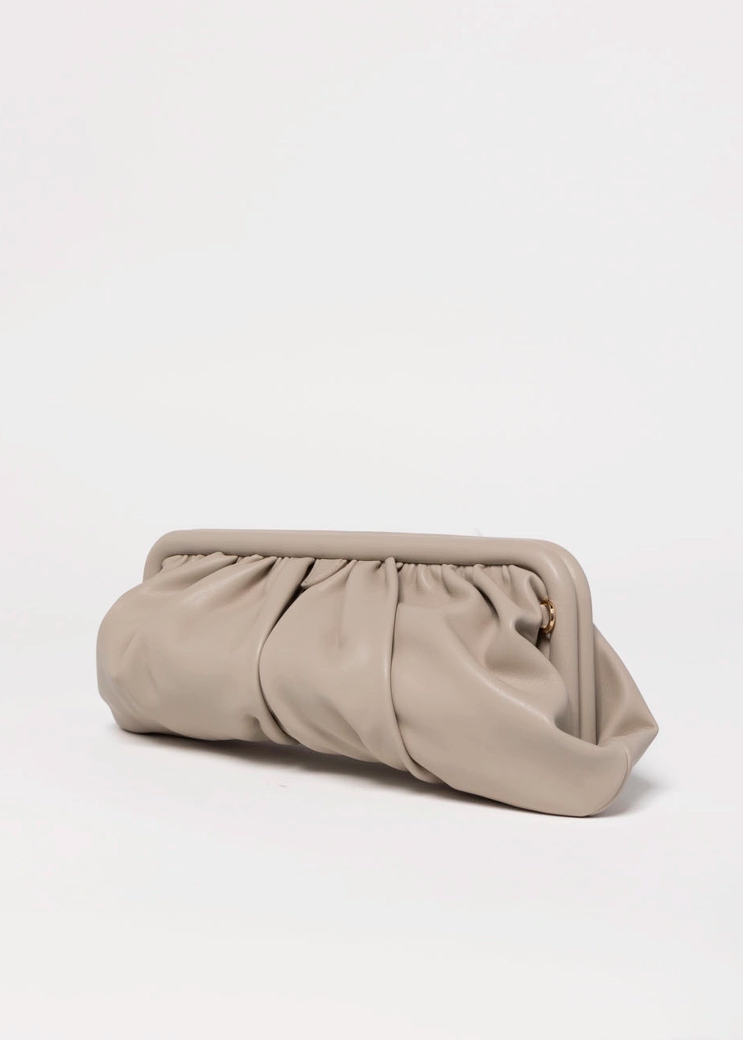 swatch_Mink olga berg catherine gathered clutch