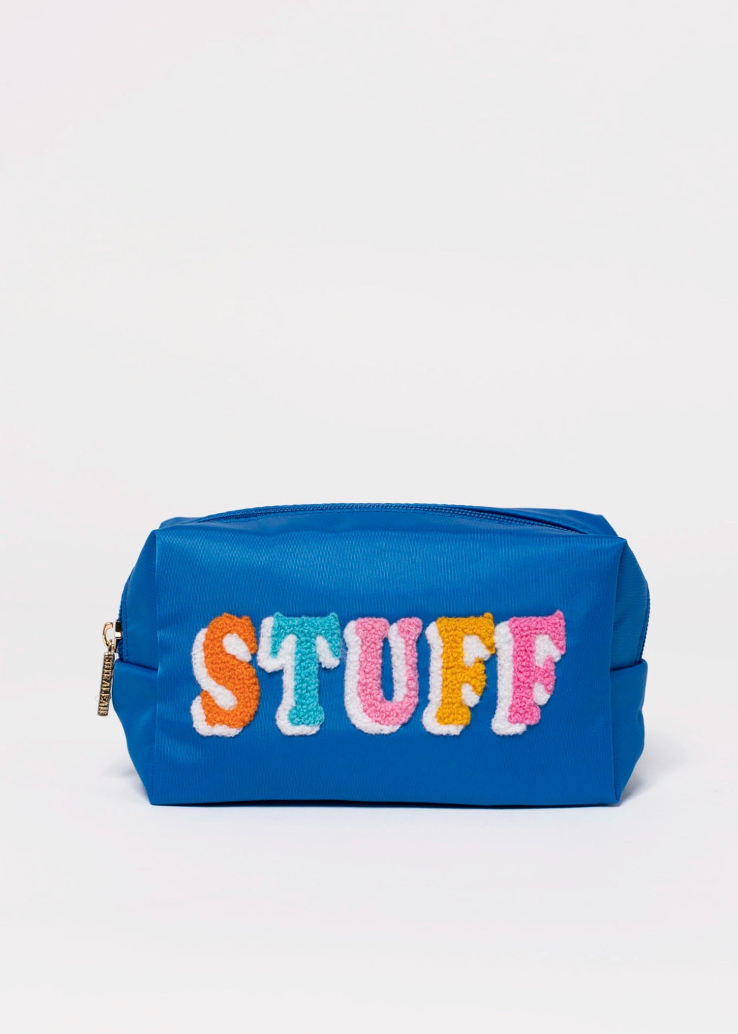 swatch_Stuff blue zipper pouch