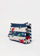 swatch_Cherries striped wristlet