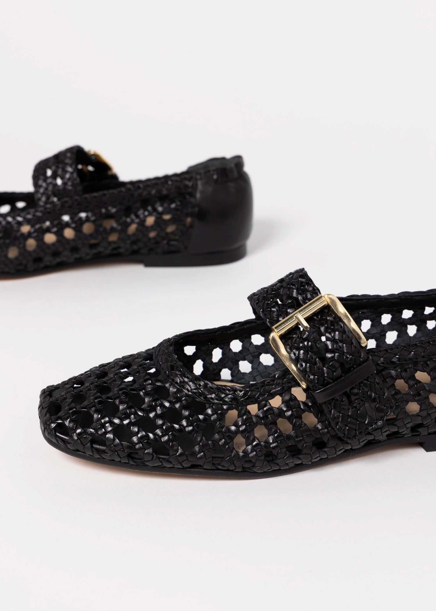 swatch_Black Leather silent d carmi woven mary jane