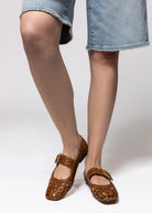 swatch_Almond Leather silent d carmi woven mary jane