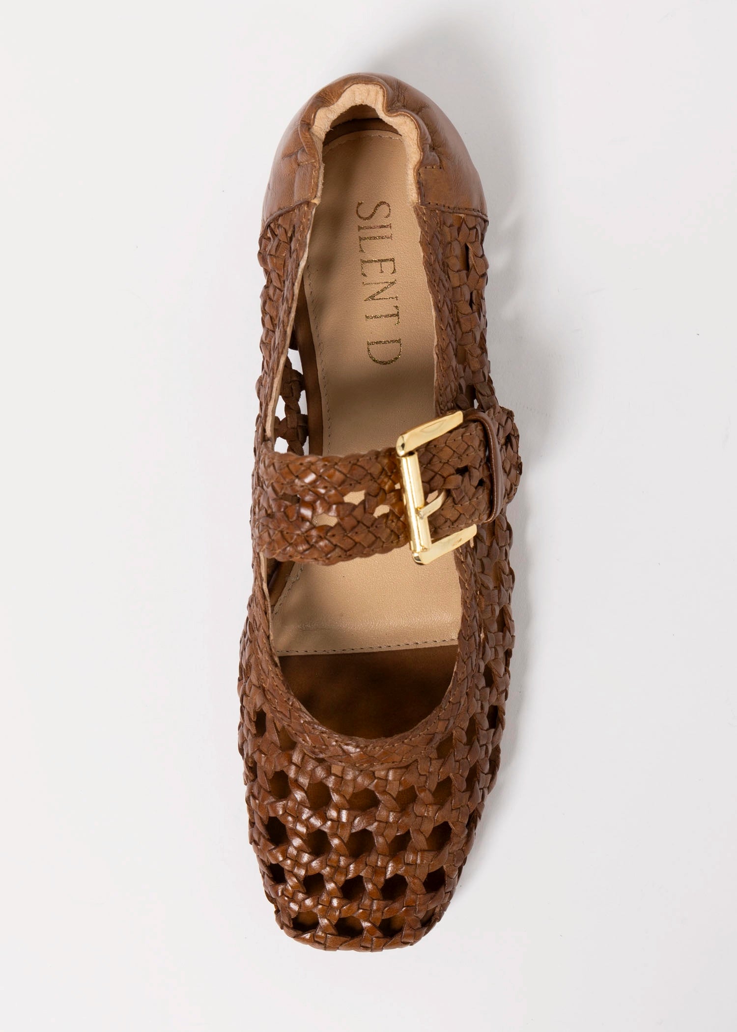 swatch_Almond Leather silent d carmi woven mary jane