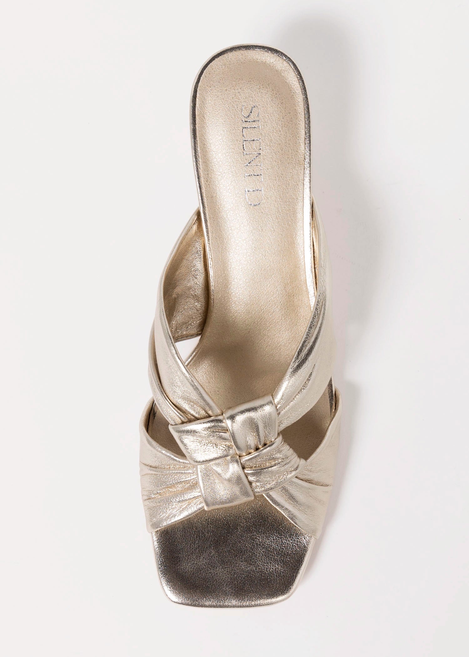 swatch_Gold Leather silent d kineta heeled sandal