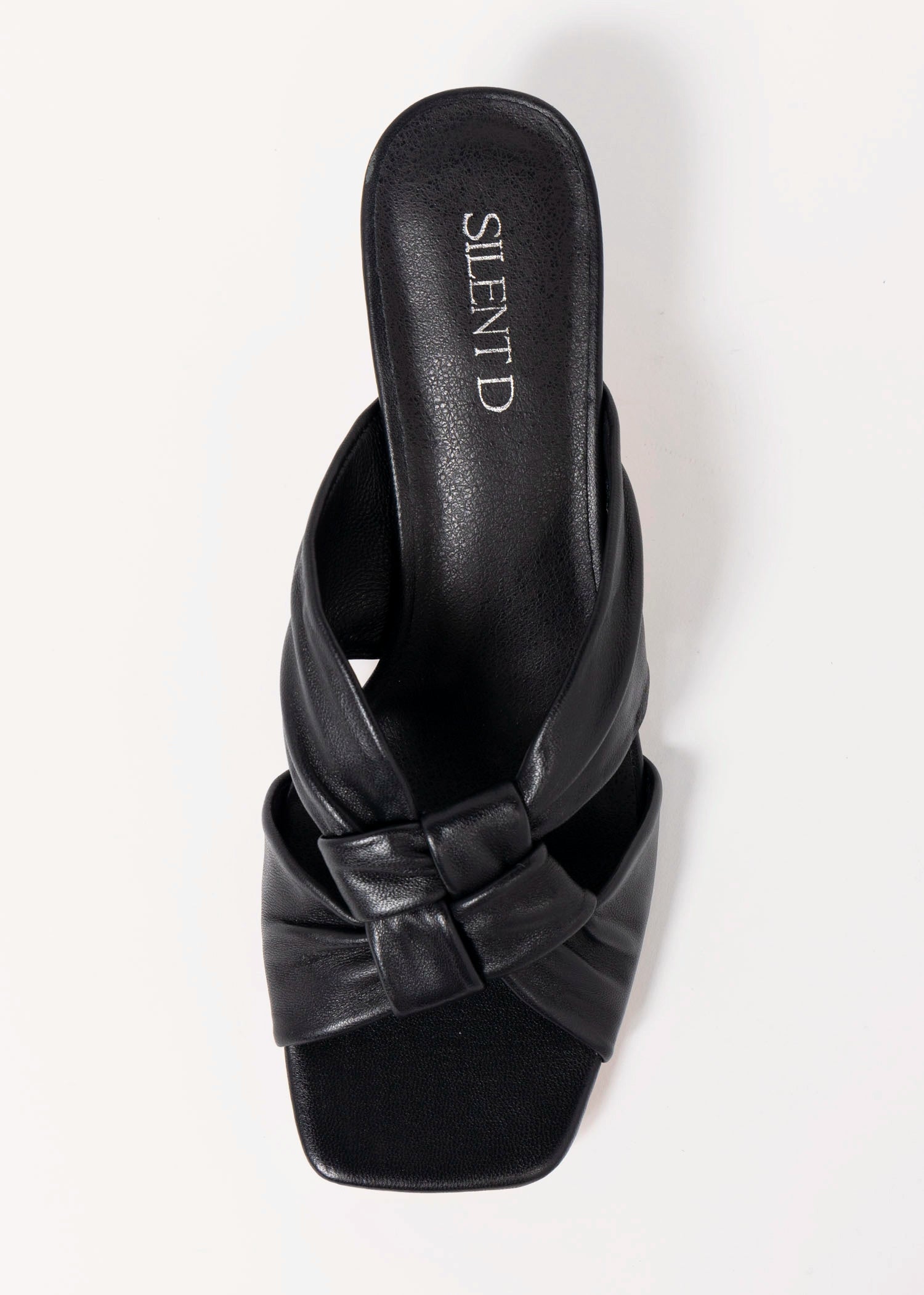 swatch_Black Leather silent d kineta heeled sandal