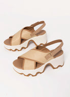 swatch_Beige Raffia sorel kinetic aura platform sandal
